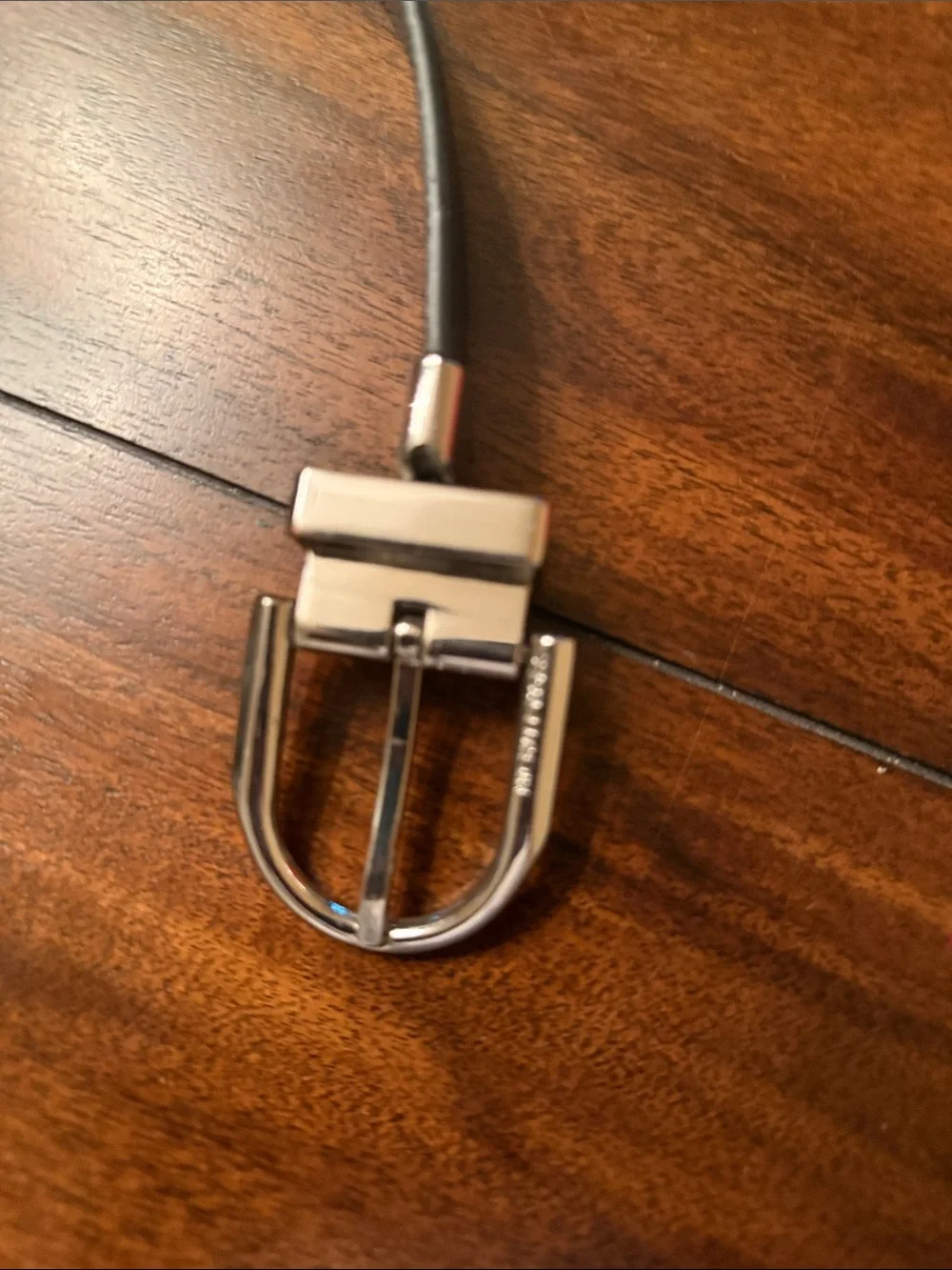 Michael Kors Brown‎ Monogram Logo Belt with Silver Buckle